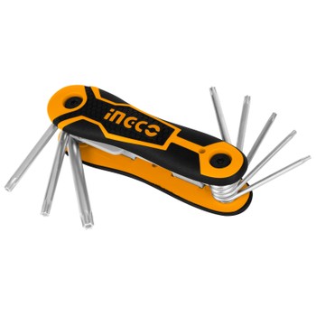 Набор ключей Torx INGCO HHK14083 INDUSTRIAL, T9-T40, Cr-V