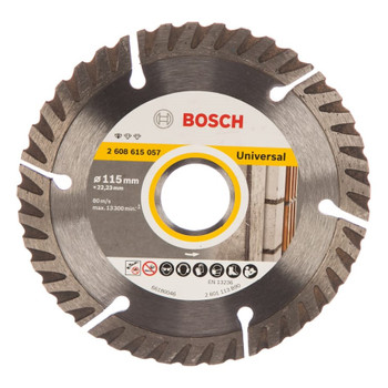 Круг алмазный универсальный 115х22,23мм, BOSCH