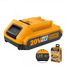 Аккумулятор INGCO FBLI2001, 20В, Li-Ion, 2Ah, индикатор заряда